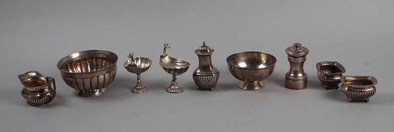 PARTI SILVER, 9 delar. Bl a England.