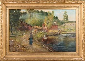 Sigfrid August Keinänen, Maatila vesistön äärellä.
