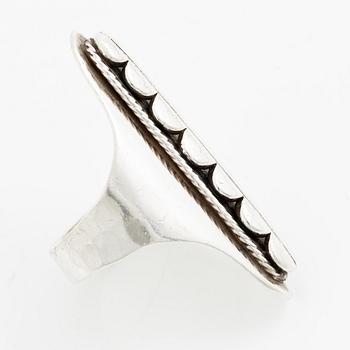 Rosa Taikon and Bernd Janusch, ring, silver, Stockholm.