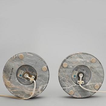 BORDSLAMPOR, ett par, NAFA , 1960-tal.