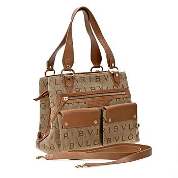 1497. A monogram canvas handbag by Bulgari from 2008.