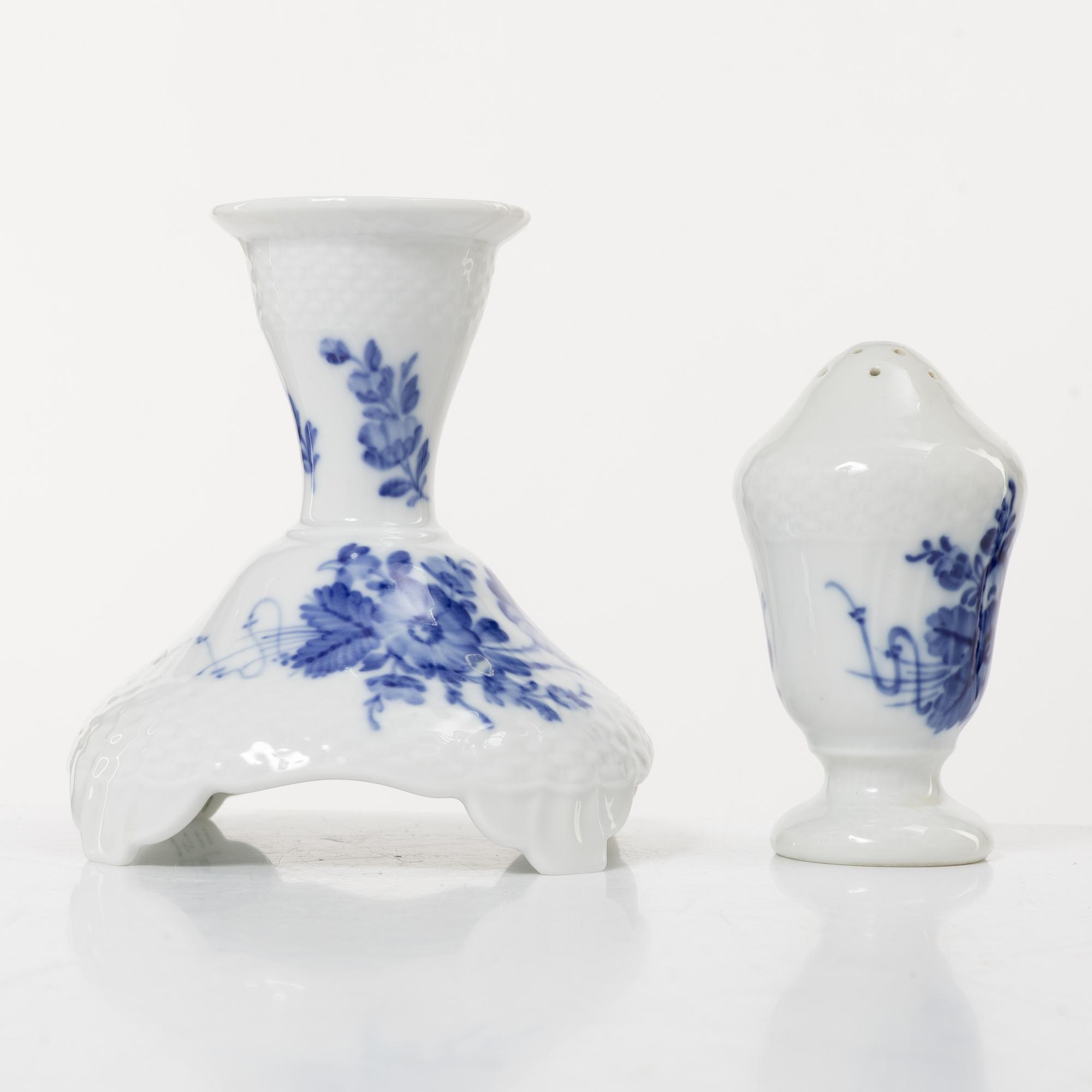 Royal Copenhagen, a 'Blue Flower' 50-piece dinner and coffee service,, Denmark.