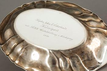 FAT, rokokostil, svenska importstämplar, silver, vikt ca 214 g.