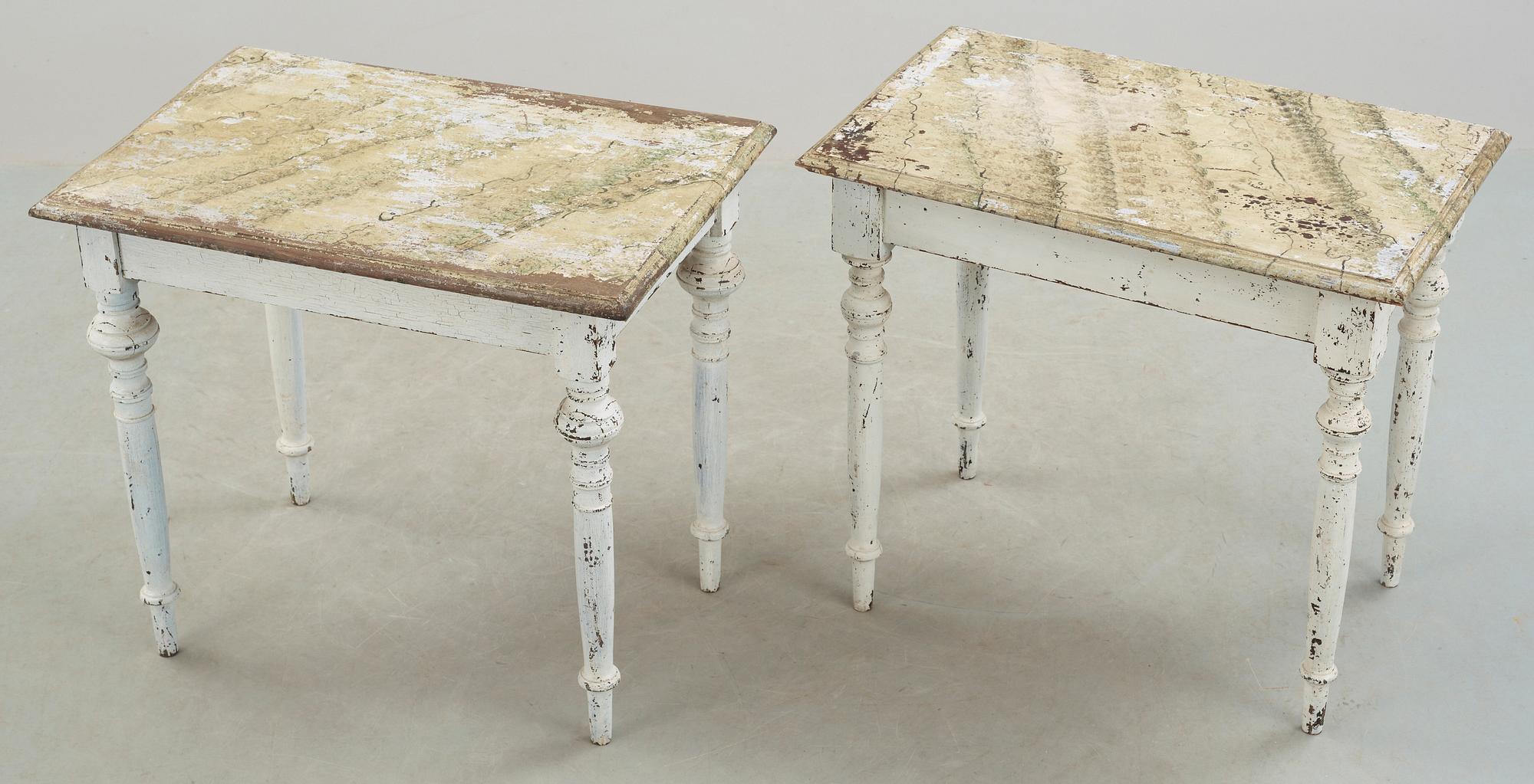 PARBORD, 2 st, 1800-talets slut.