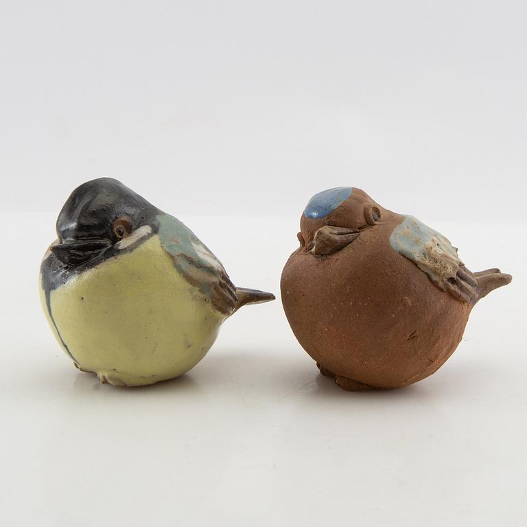 Gunnar Hansson, figurines 3 pcs Birds.