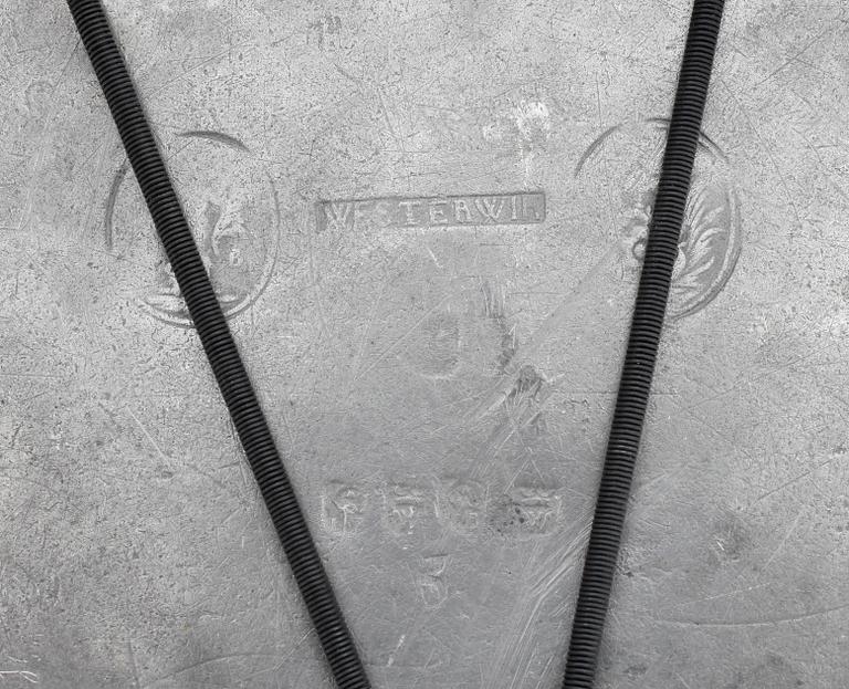 FAT SAMT 3 TALLRIKAR, tenn, bla Johan Bruhn, verksam 1778-1789 i Västervik.