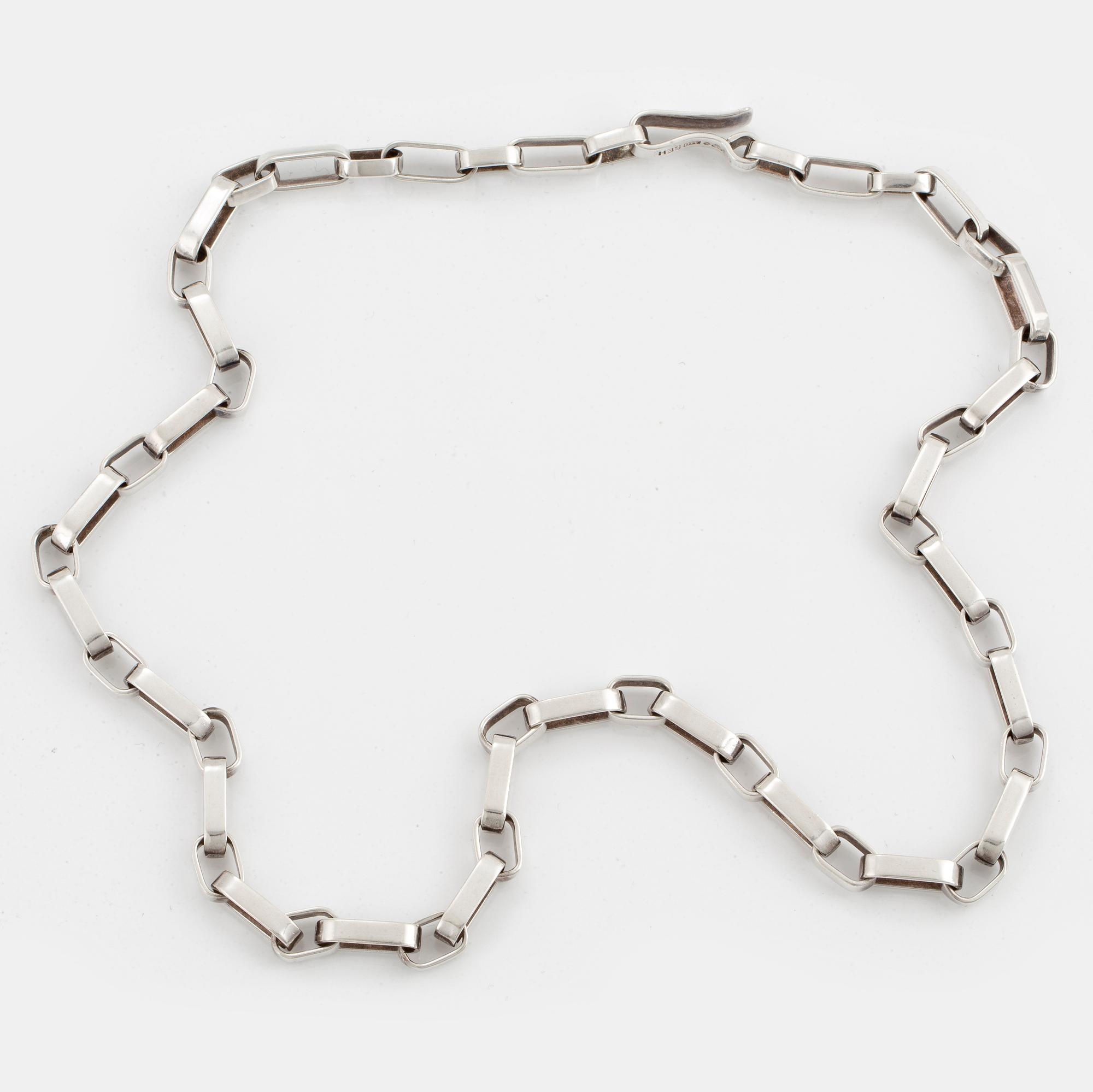 SVEN-ERIK HÖGBERG, halskedja, silver.