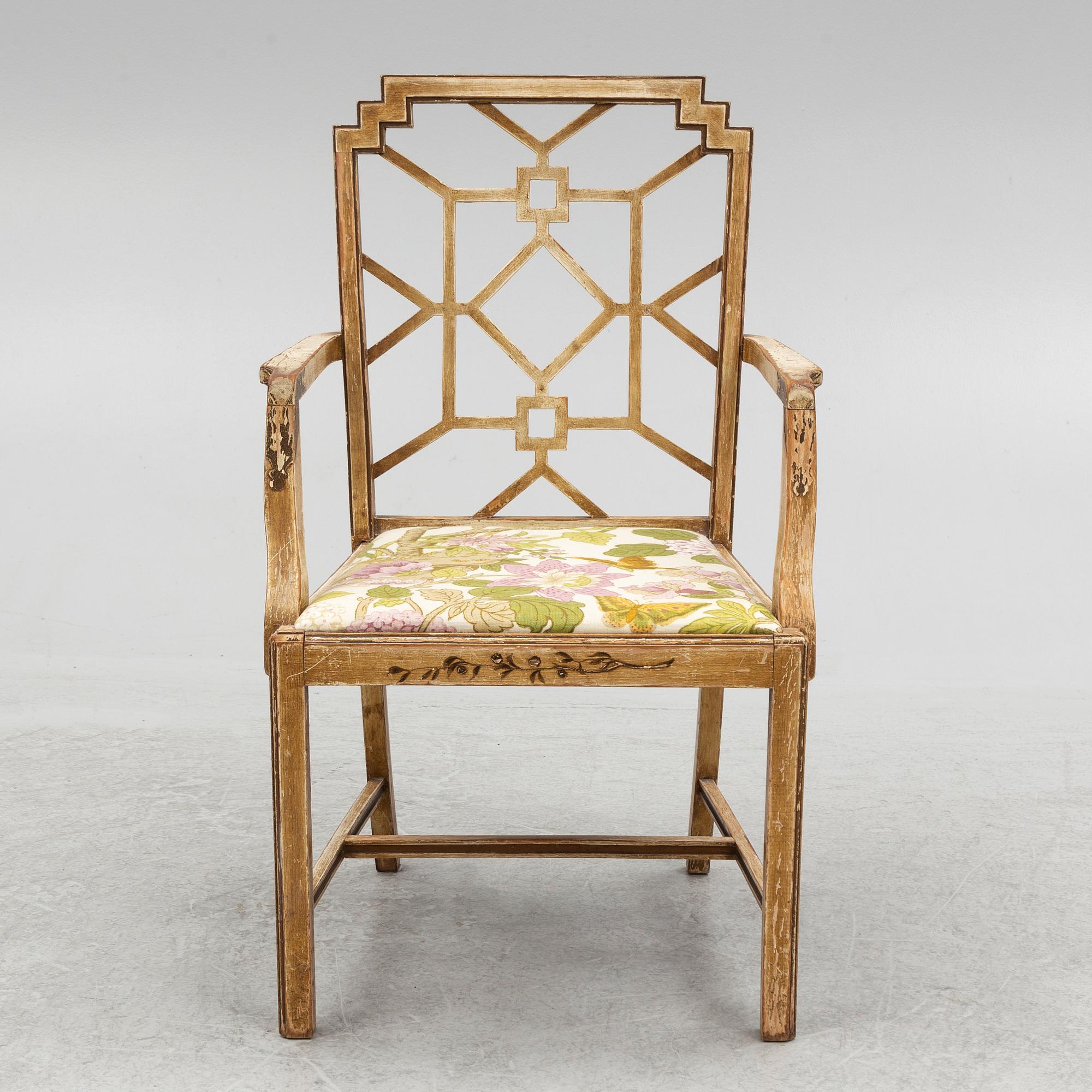 An Art Deco chair, 1920s.