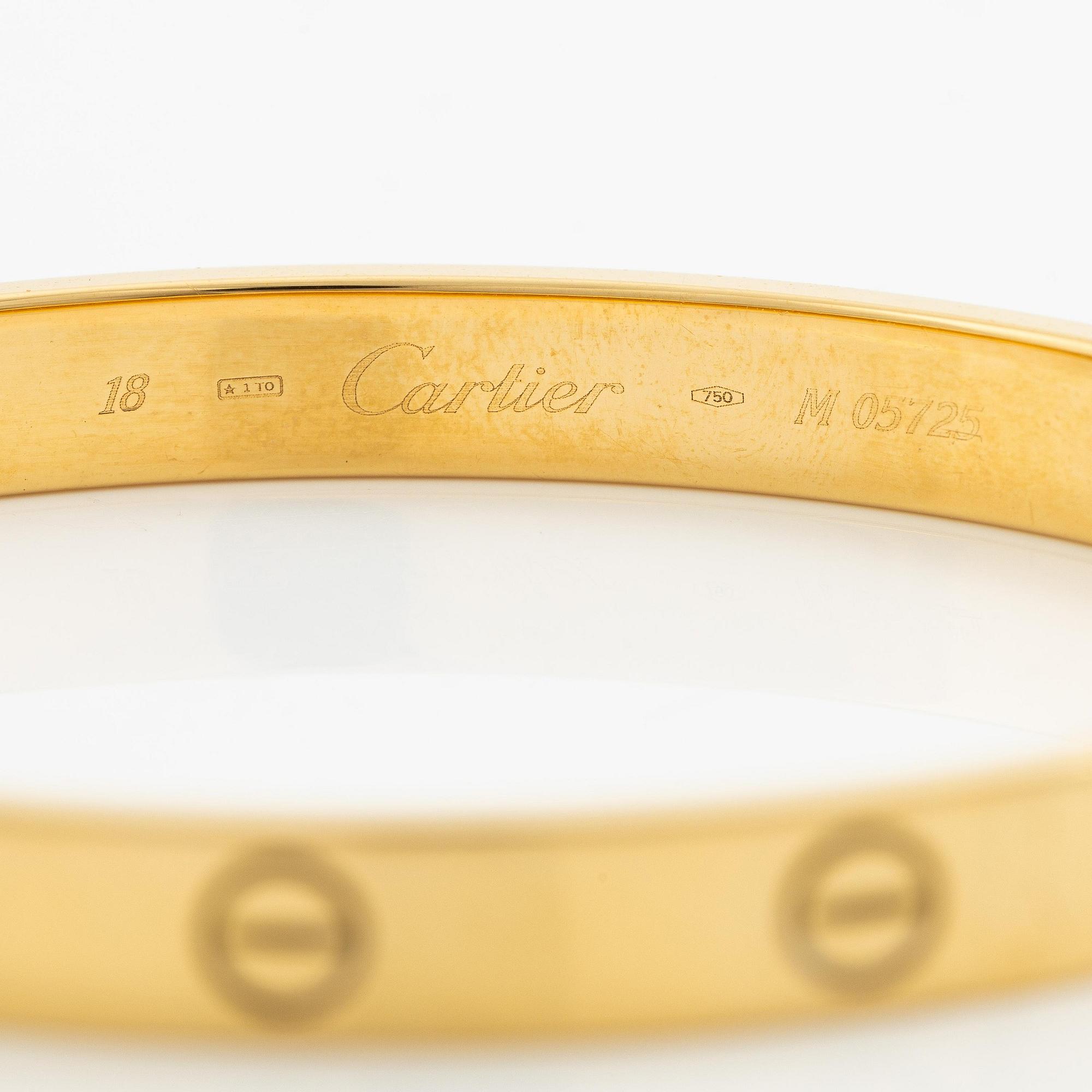 Cartier armring "Love" 18K guld.