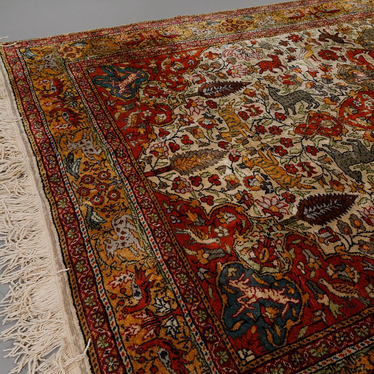 MATTA, Kayseri, part silk, old, 224 x 150 cm.
