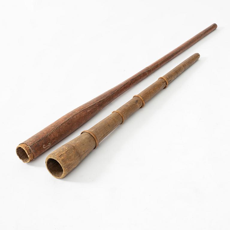 Lurar, två stycken, Sverige, 1700 / 1800-tal.