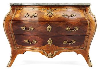 452. A Swedish Rococo 18th century commode.