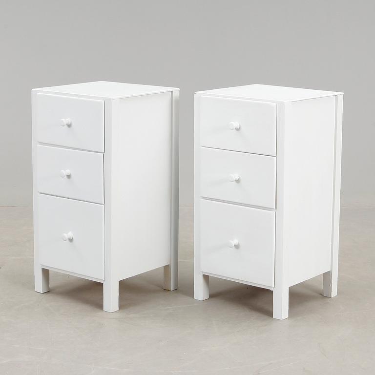 NATTDUKSBORD, ett par, 1900-talets andra hälft.