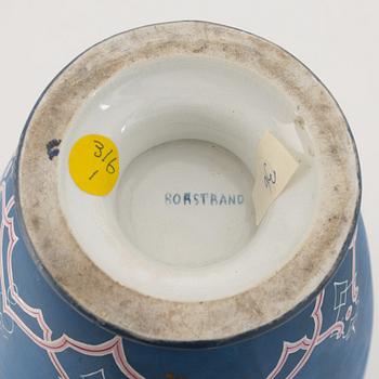 A porcelaine vase from Rörstrand, later part of the 19th Century.