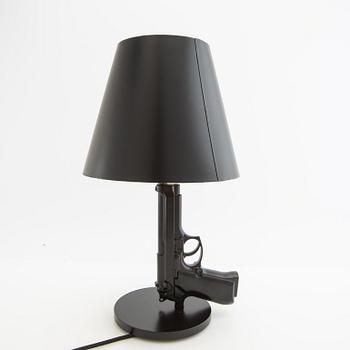 Philippe Starck, bordslampa, "Gun bedside Lamp", Flos, Italien.
