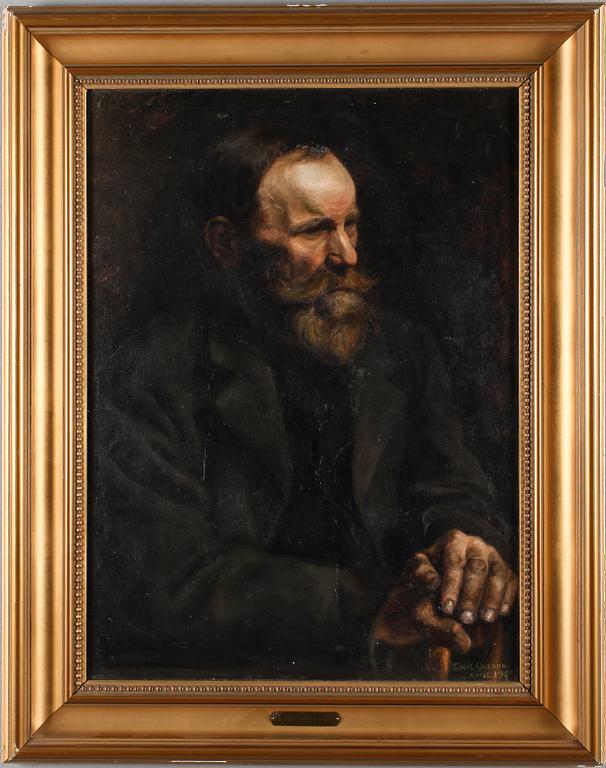 EMIL OLSSON, olja på duk, signerad, otydligt daterad.