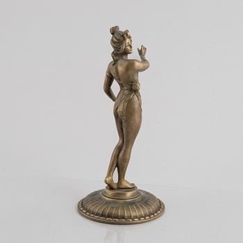 A decorative bronze sculpture, Art Nouveau, circa 1900.