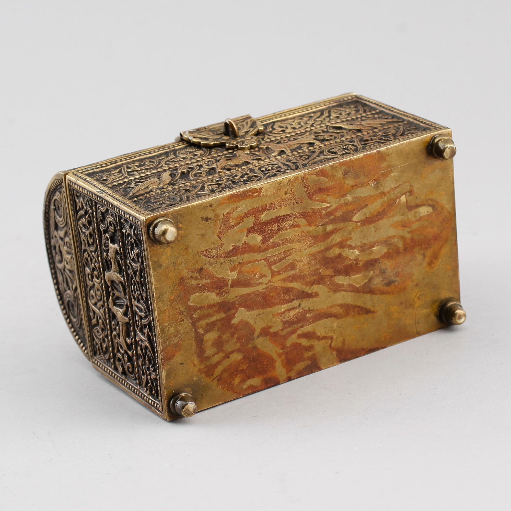 SKRIN, brons, orientaliskt, möjligen 1800-tal.