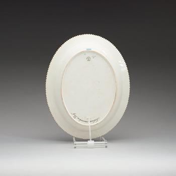 A Royal Copenhagen 'Flora Danica' dish, Denmark, 20th Century.