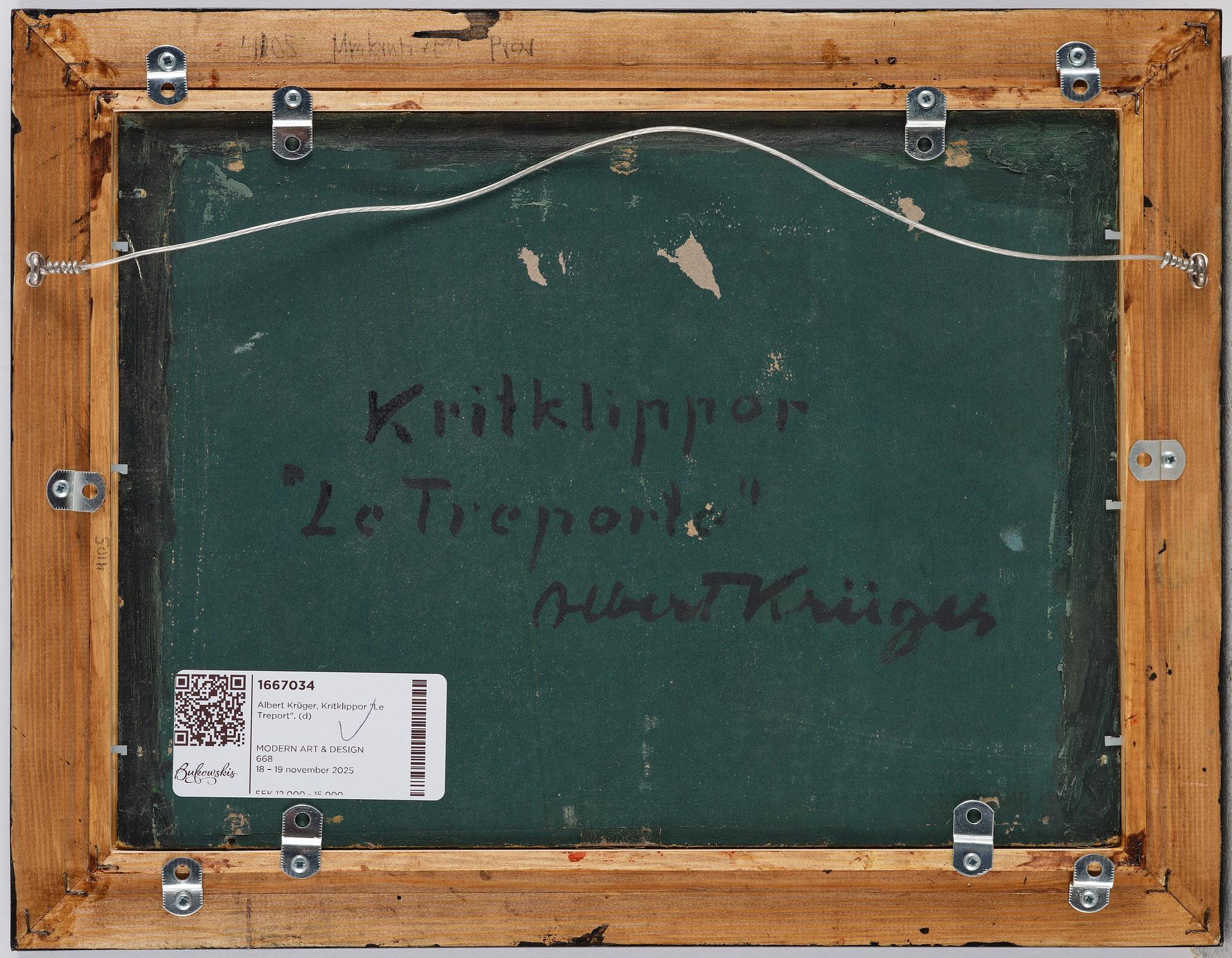 Albert Krüger, "Le Treporte".
