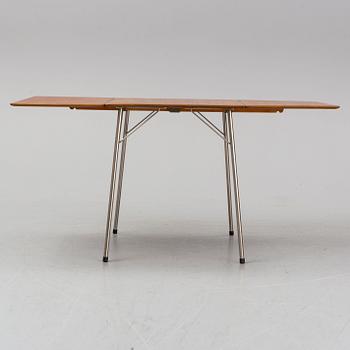 A table by Arne Jacobse, Fritz Hansen, Denmark. Designed 1952-1953.