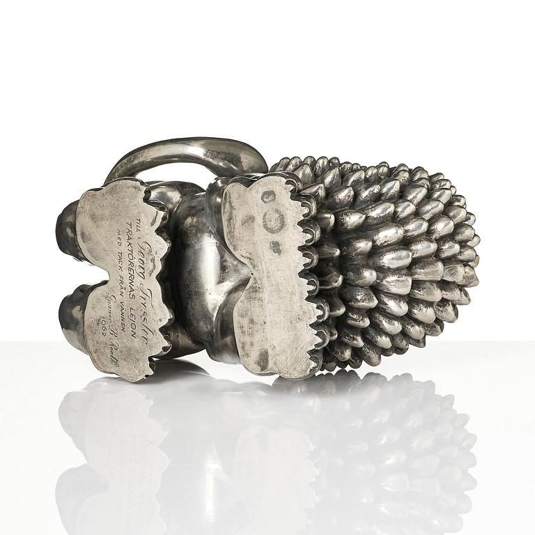 Anna Petrus, a pewter sculpture of a lion, Firma Svenskt Tenn, Stockholm, 1960.