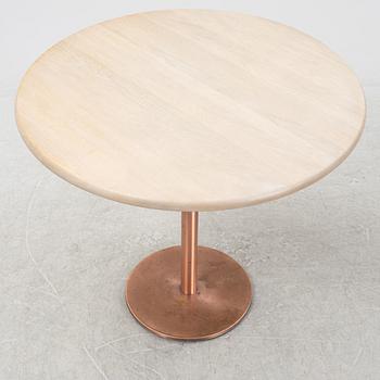 Jonas Lindvall, a oak and copper table.
