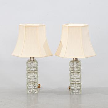 Two table lamps from Tyringe Konsthantverk, second half of the 20th century.