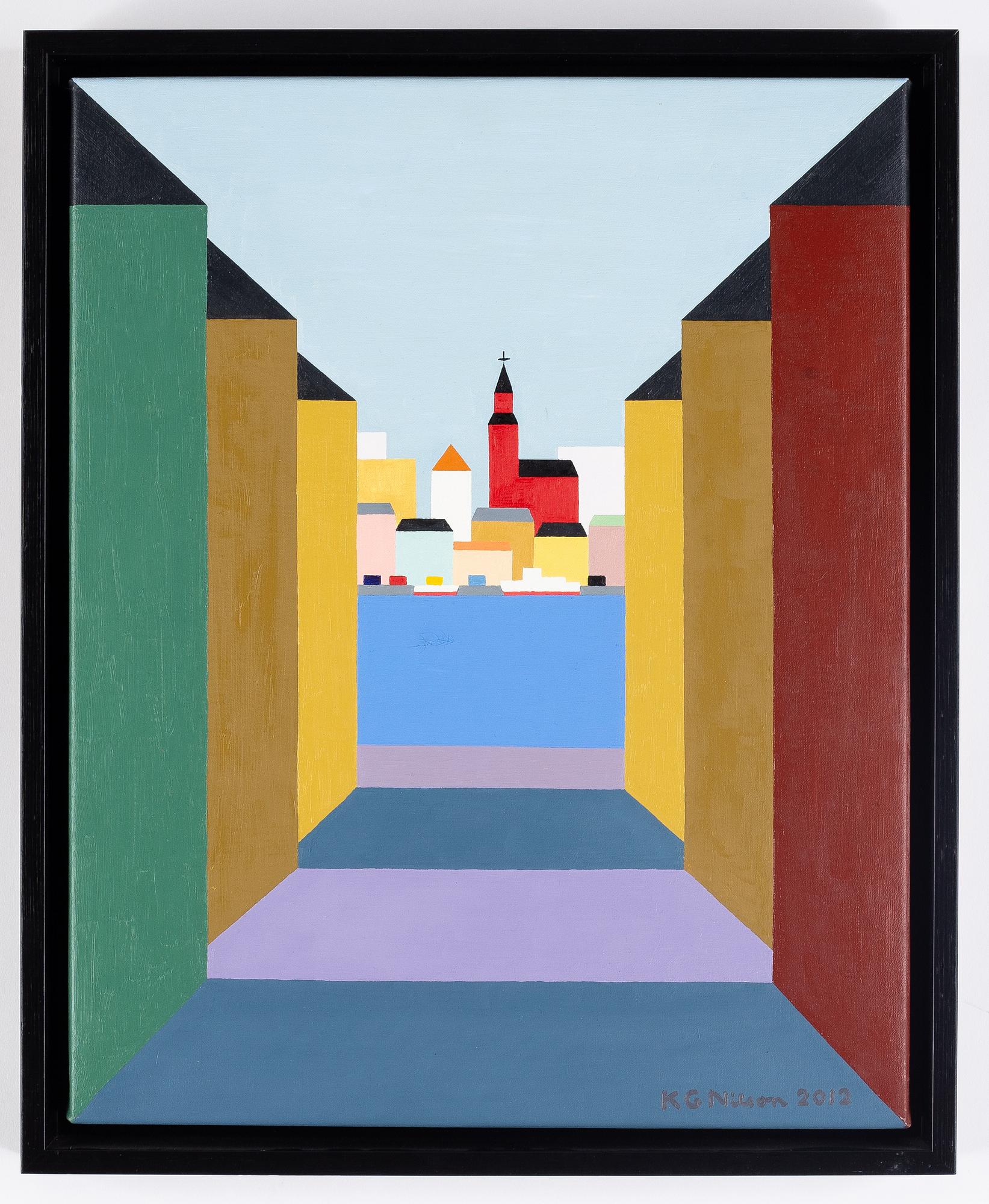 KG Nilson, oil on canvas, signed KG Nilson and dted 2012.