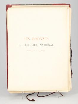 BOK I MAPP, "Les Bronzes du mobilier national Pendules et cartels", E. Dumonthier, Paris. Numr 104/400.