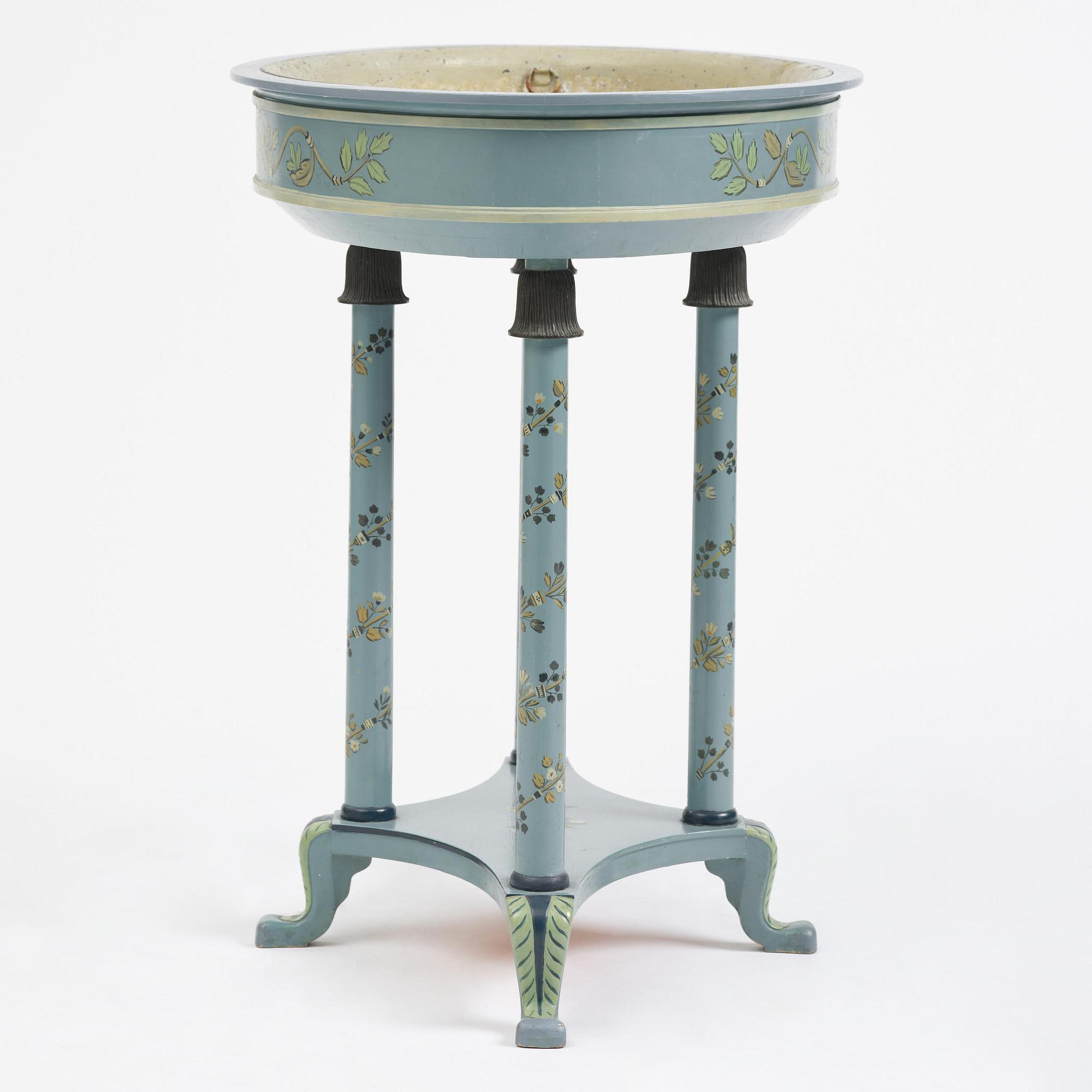 Carl Malmsten, a Swedish Grace flower table, cabinetmaker Albin Johansson, Stockholm, for Villa Kvikkjokk, 1927.