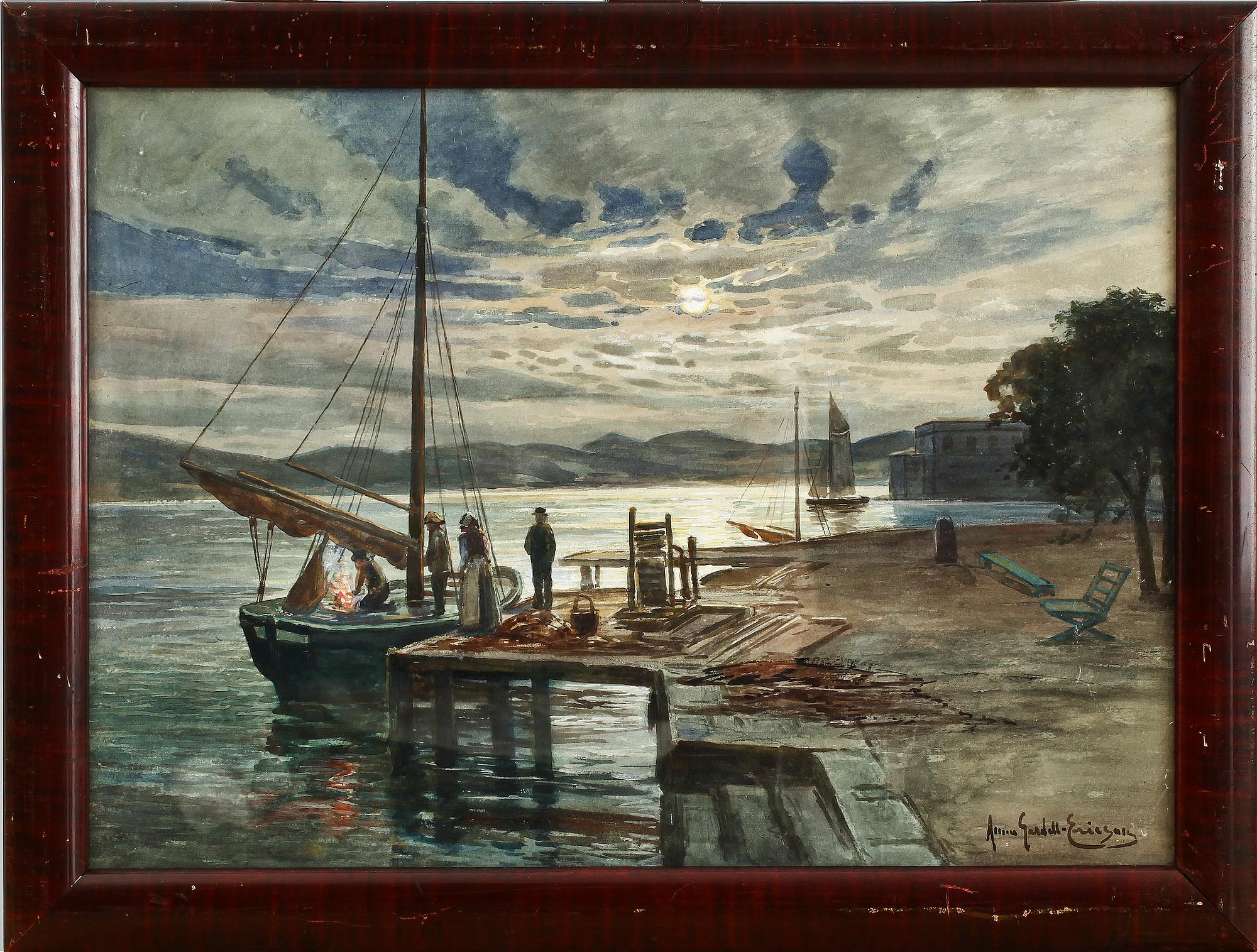 ANNA GARDELL-ERICSON, akvarell, sign.