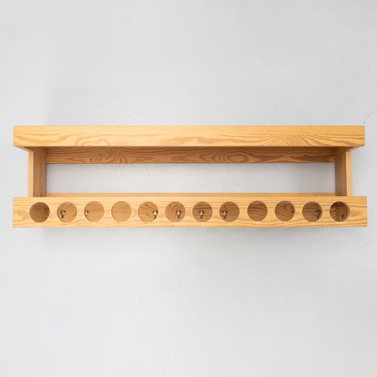 Hat rack with 12 hangers, Sven Larsson Möbelshop, 1970s.