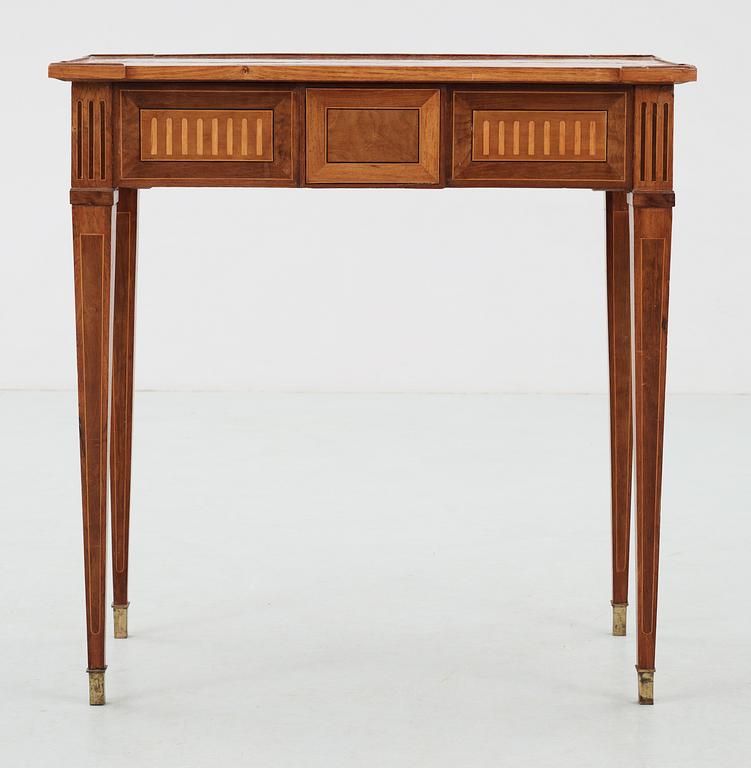 A Gustavian table by Georg Haupt (master 1770-1784), not signed.