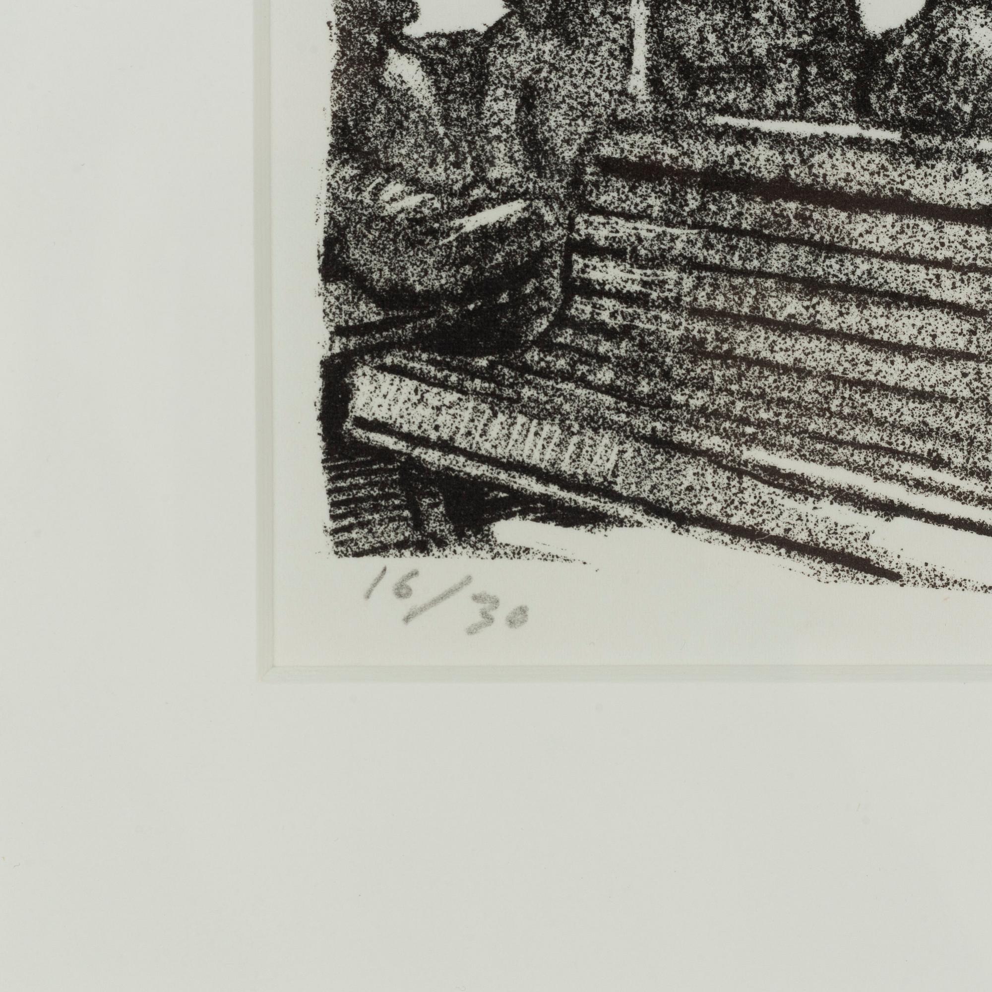 Roland Svensson, 3 litografier, signerade, en daterad -43 och 2 numrerade 16/30 samt 49/360.