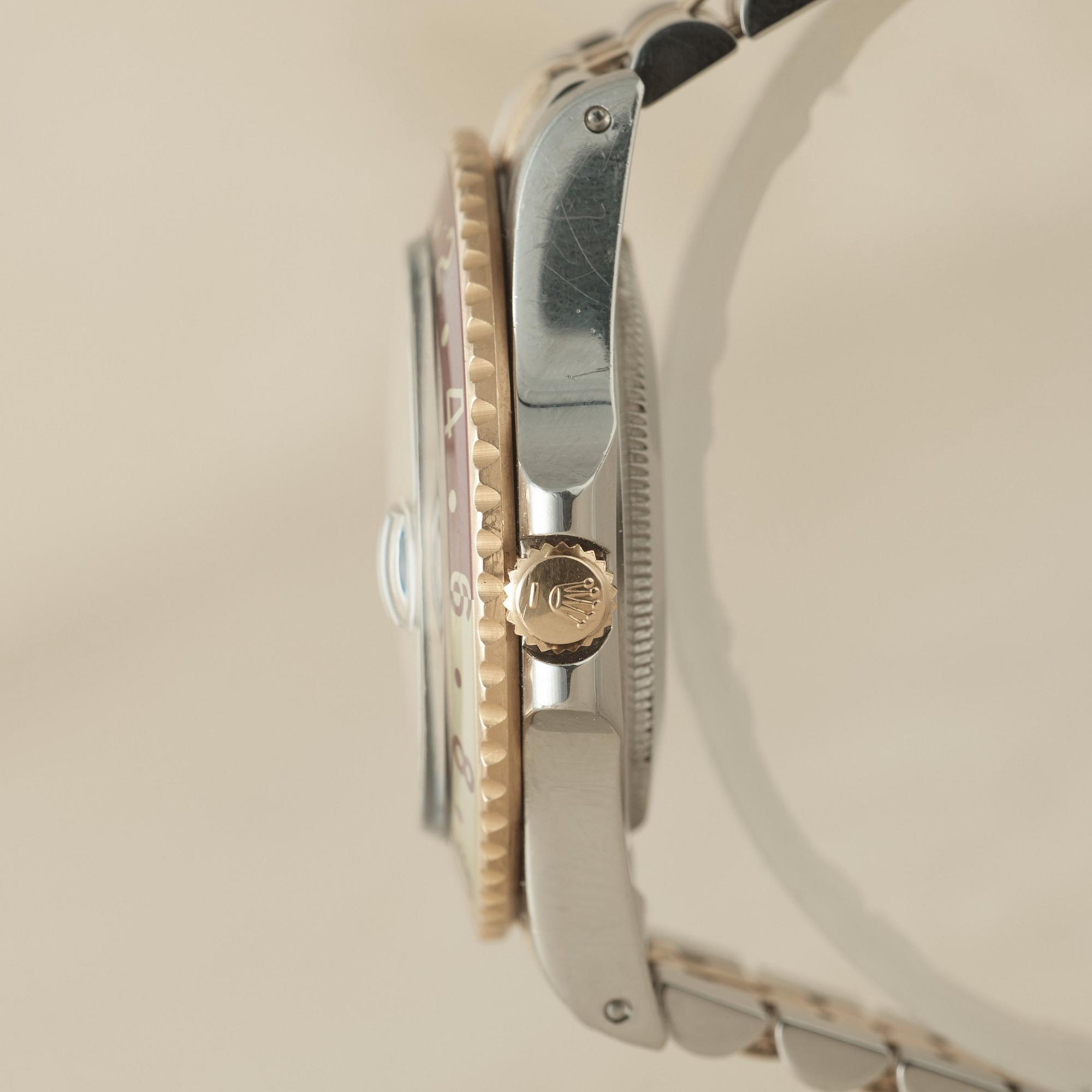 ROLEX, Oyster Perpetual, GMT-Master, Chronometer, "Root Beer, Nipple dial", wristwatch, 40 mm,