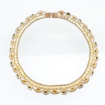 Christian Dior, collier och örhängen ett par 1960-tal.