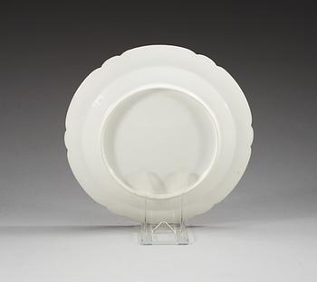 TALLRIKAR, 18 stycken, porslin. Frankrike, Lesage Fils, 1800-tal.