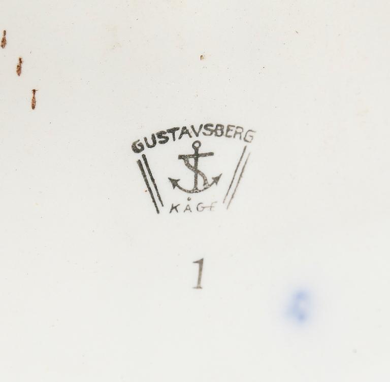 TAKAMPEL, porslin, Kåge, Gustavsberg, 1900-talets första hälft.