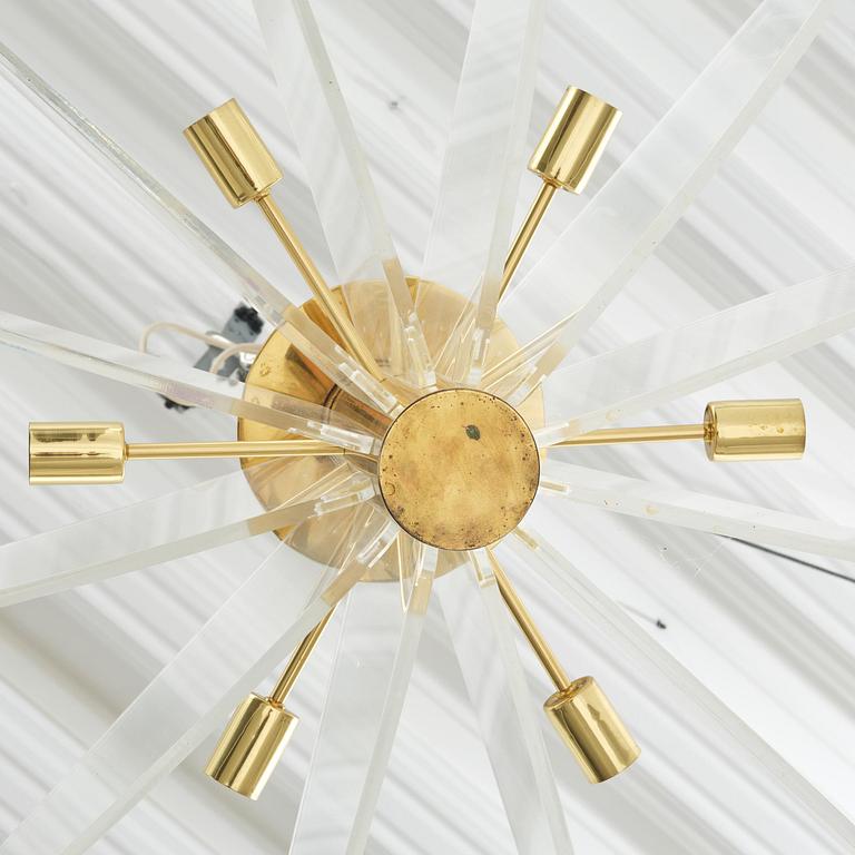 Hans-Agne Jakobsson, a rare ceiling lamp model "C 2438", Hans-Agne Jakobsson AB, Markaryd, ca. 1981-83.