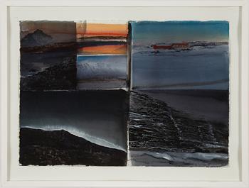 Lars Lerin, watercolor, signed and dated -01.