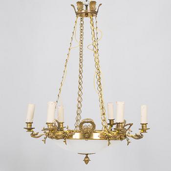 Ceiling lamp, Empire style, mid-20th century.