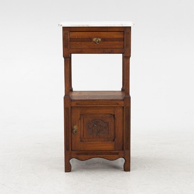 A bedside table, early 20th Century.