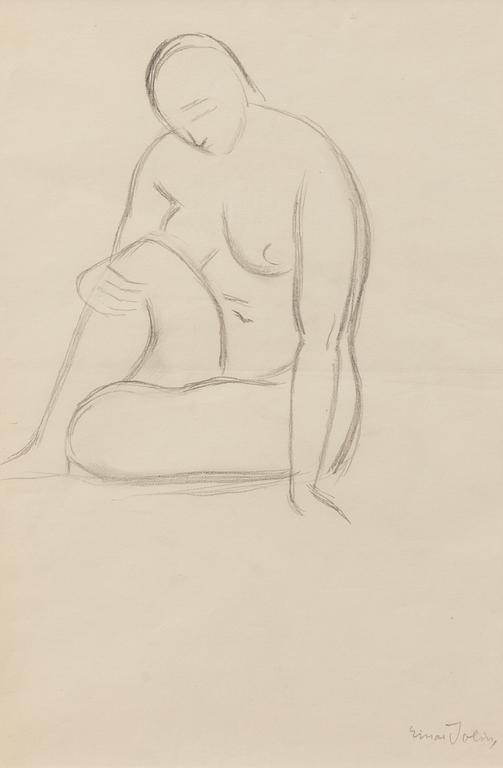 Einar Jolin, Sittande modell.