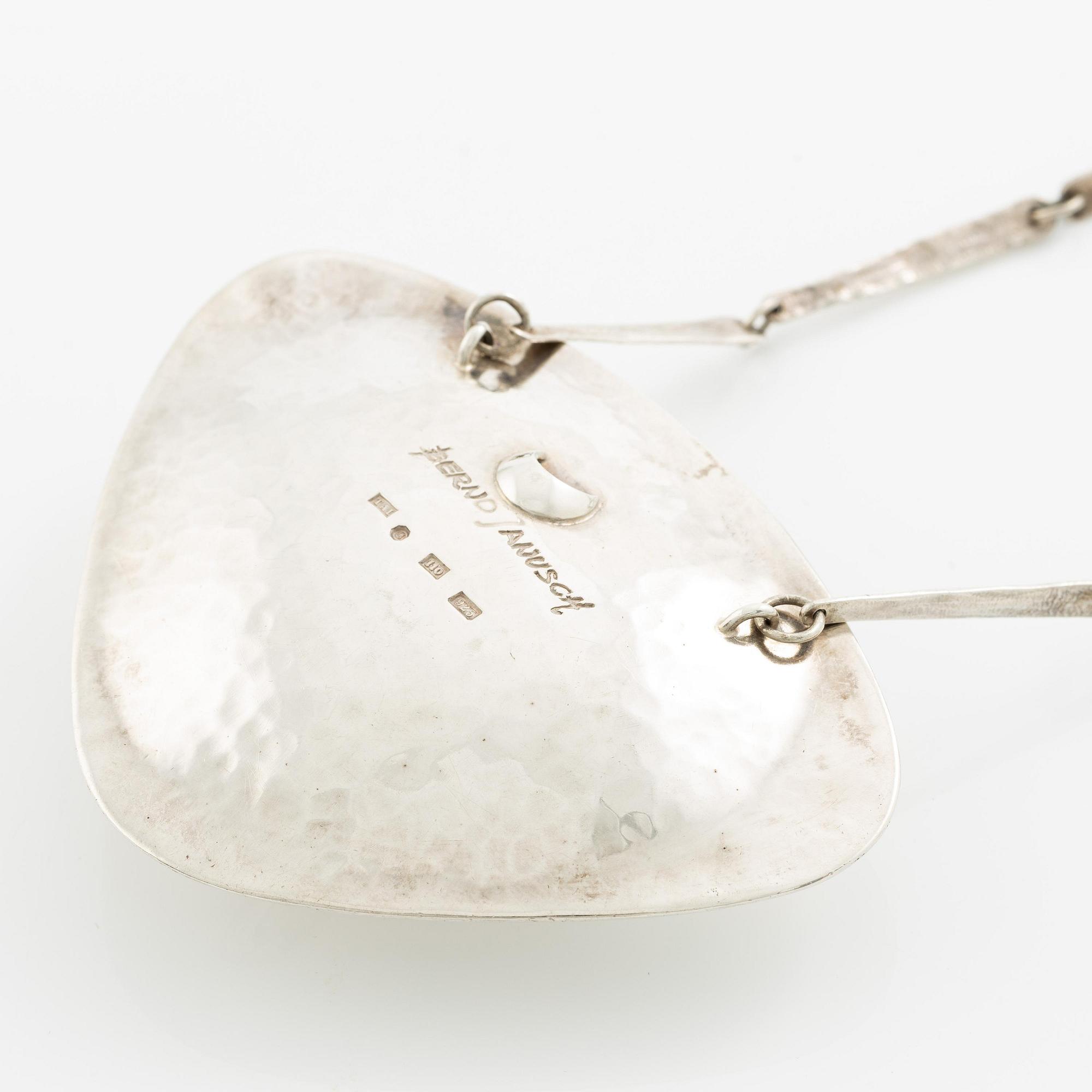 Bernd Janusch, a necklace, silver, Stockholm 1983.