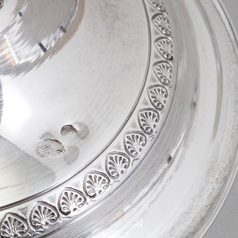 A silver bowl from the Ottoman empire, probably. Total weight 189 grams.
