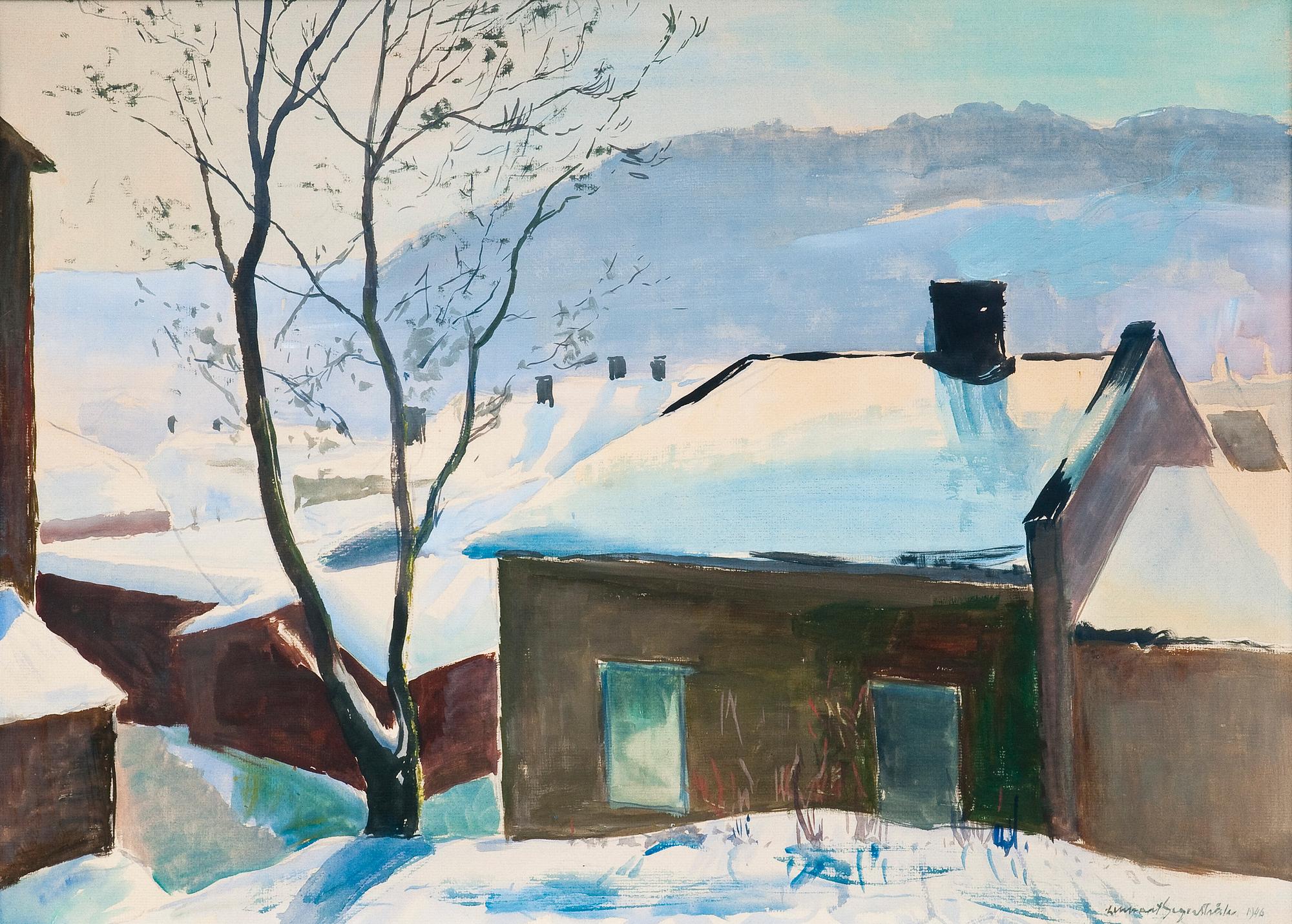 Lennart Segerstråle, A SUNNY WINTER DAY.