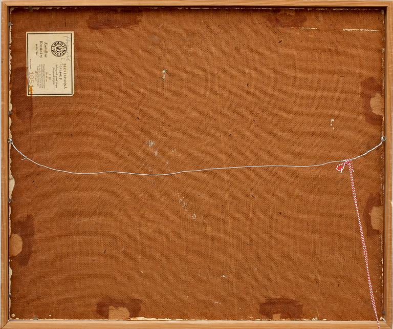 CO HULTÉN, olja på pannå, sign o dat- 58.