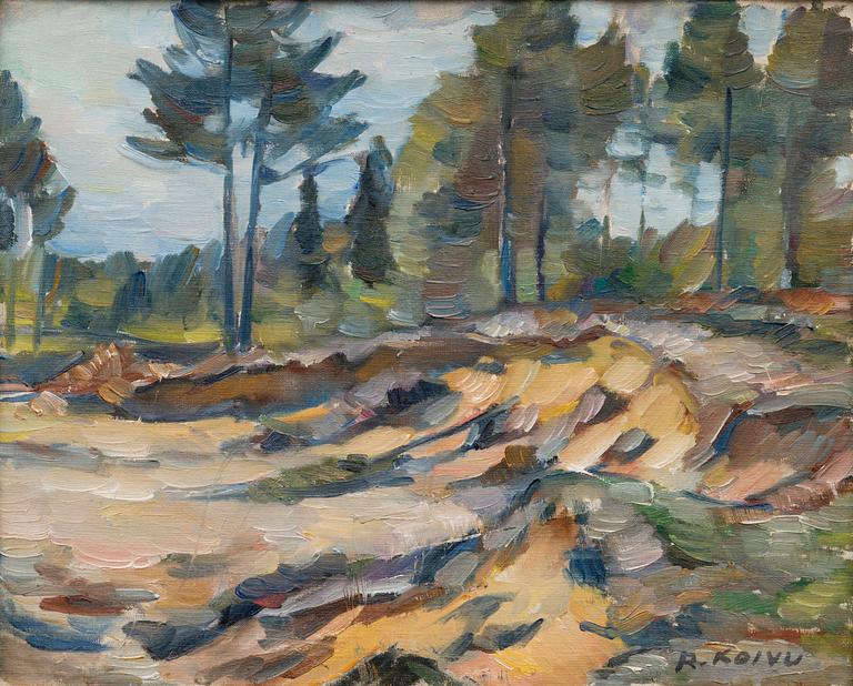 oil on canvas, signed.