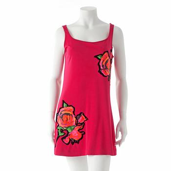 LOUIS VUITTON, two pairs of tank tops and a long sleeved top with roses decor by Stephen Sprouse, limited edition 2009.